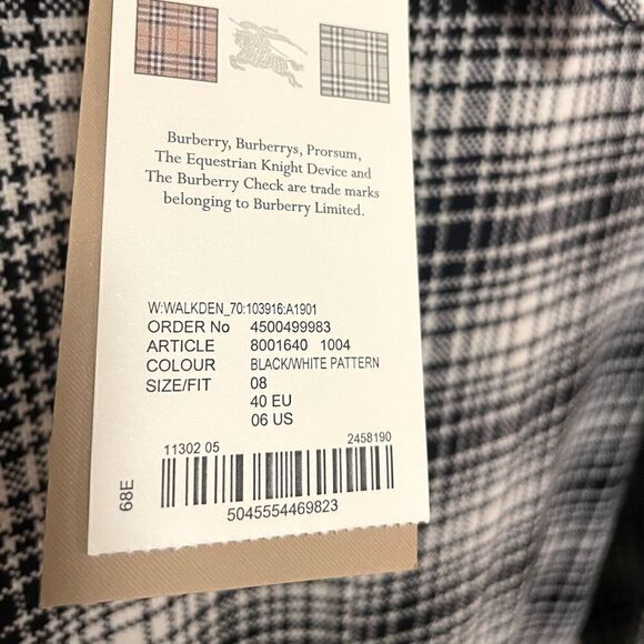 Burberry London England Wool Jacket With Cobalt Blue Lining 😍 - Picture 5 of 16